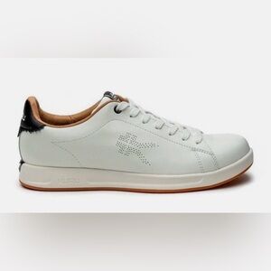 Kuru Roam Classic Court Womens Sz 8 M White Athletic Leather Shoes Sneakers